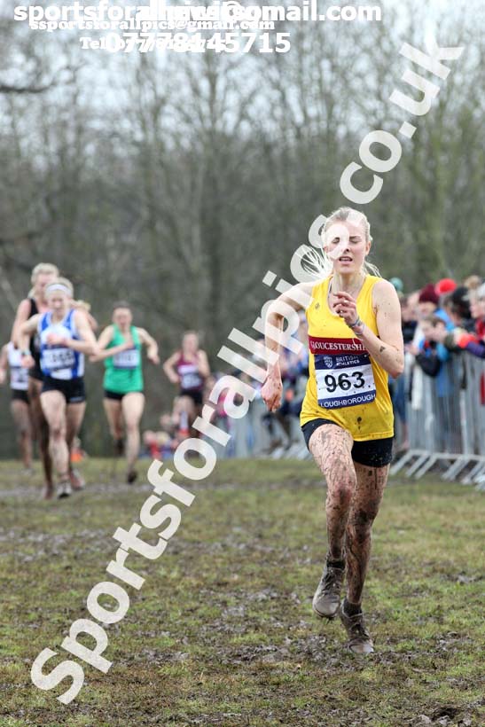 Senior womens 2018 British Inter Counties Cross Country Champs., Prestwold Hall, Loughborough. Photo: David T. Hewitson/Sports for All Pics